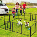 Mydeargo 32" Tall Metal Dog Pet Playpens for Outside Inside Exercise Run Relax, 16 Fence Panels