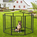 Mydeargo 40" Tall Metal Dog Pet Playpens for Outside Inside Exercise Run Relax, 8 Fence Panels