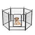 Mydeargo 32" Tall Metal Dog Pet Playpens for Outside Inside Exercise Run Relax, 6 Fence Panels