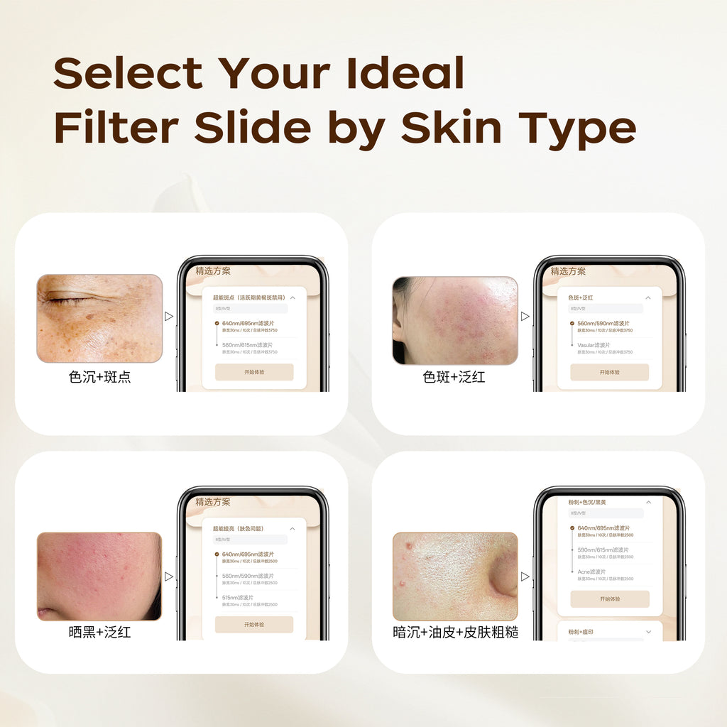 MYDEARGO Portable Facial Light Tool Device with Compound LED Light Technology for Home Daily Skin Care