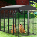 Mydeargo Universal Heavy Duty Large Metal Pet Kennels & Crates with Sun/Rain Proof for Dog Cat Duck Chicken Outdoor Indoor Excerise